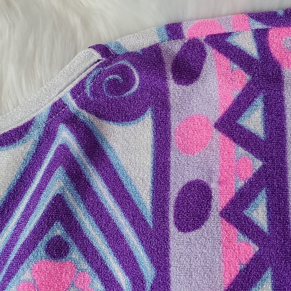 Vintage 1960s Top Blouse Art Helen Sue Nylon Women Size M? - Picture 6 of 6